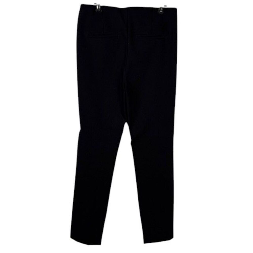 Rachel Zoe Black Dress Pants Front and Back Seam Ponte‎ Hidden Zipper Size 6 - Picture 3 of 11